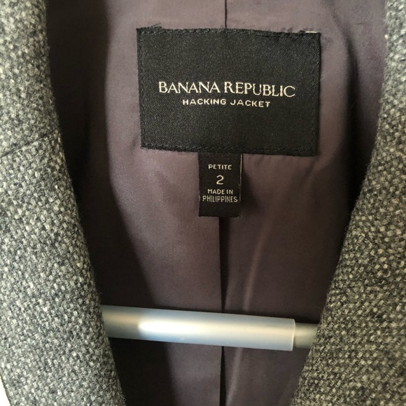 Banana Republic Hacking Jacket - Size 2 Petite - Picture 3 of 4